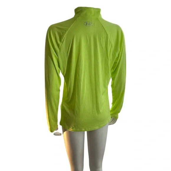 ***NEW***Under Armour Women's Neon Yellow Long Sleeve Tee - Picture 6 of 11
